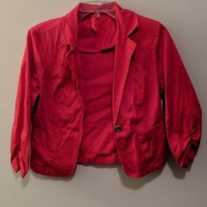 Hot pink blazer